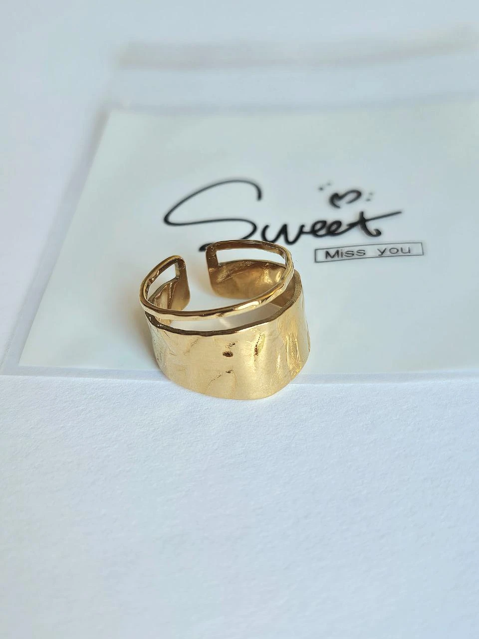 Trendy roestvrijstalen ring – photo 3
